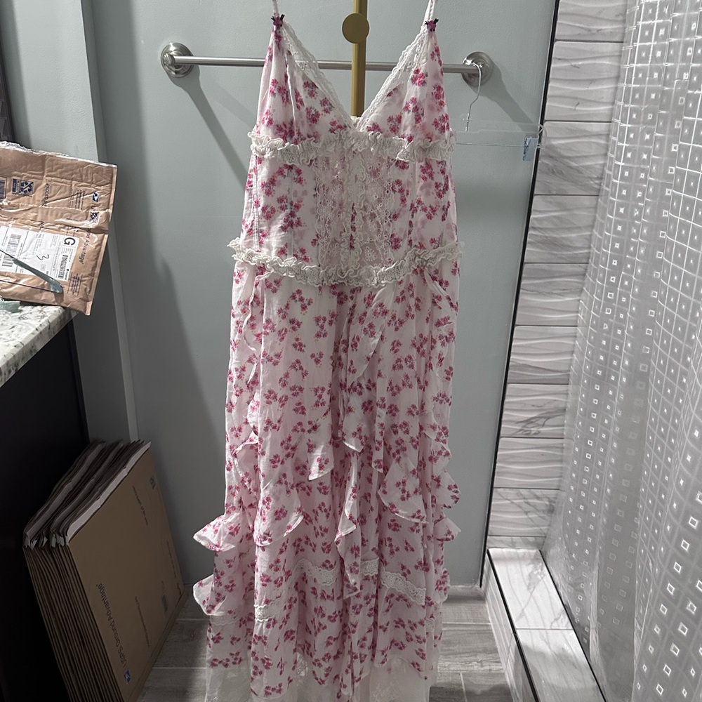 NWT Free People Heart Desire Maxi Bodysuit Size M - Picture 6 of 8